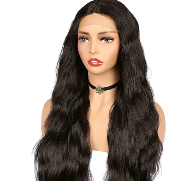 28inch BROWN Wavy Lace Front Wig